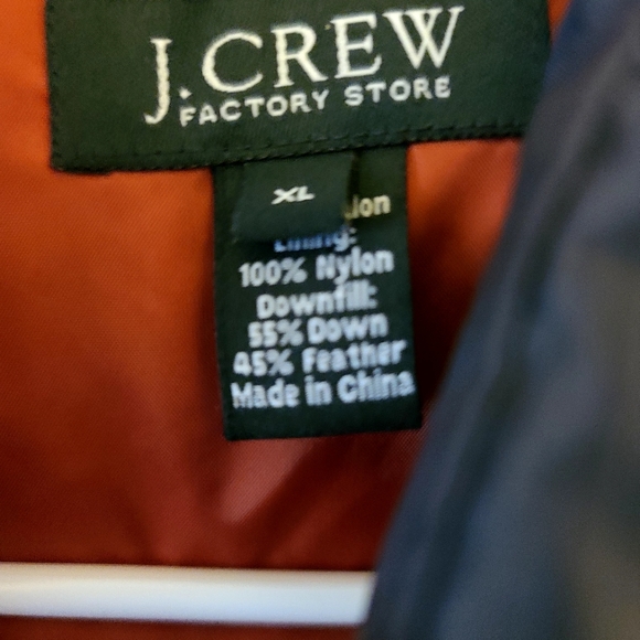 CHAPS XL TALL LONG SLEEVE  BUTTON DOWN SHIRT W/ XL J CREW GOOSE DOWN VEST NWOT - Picture 10 of 12